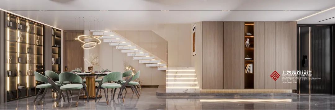 久府和园现代雅致私宅设计丨上为全案设计-23