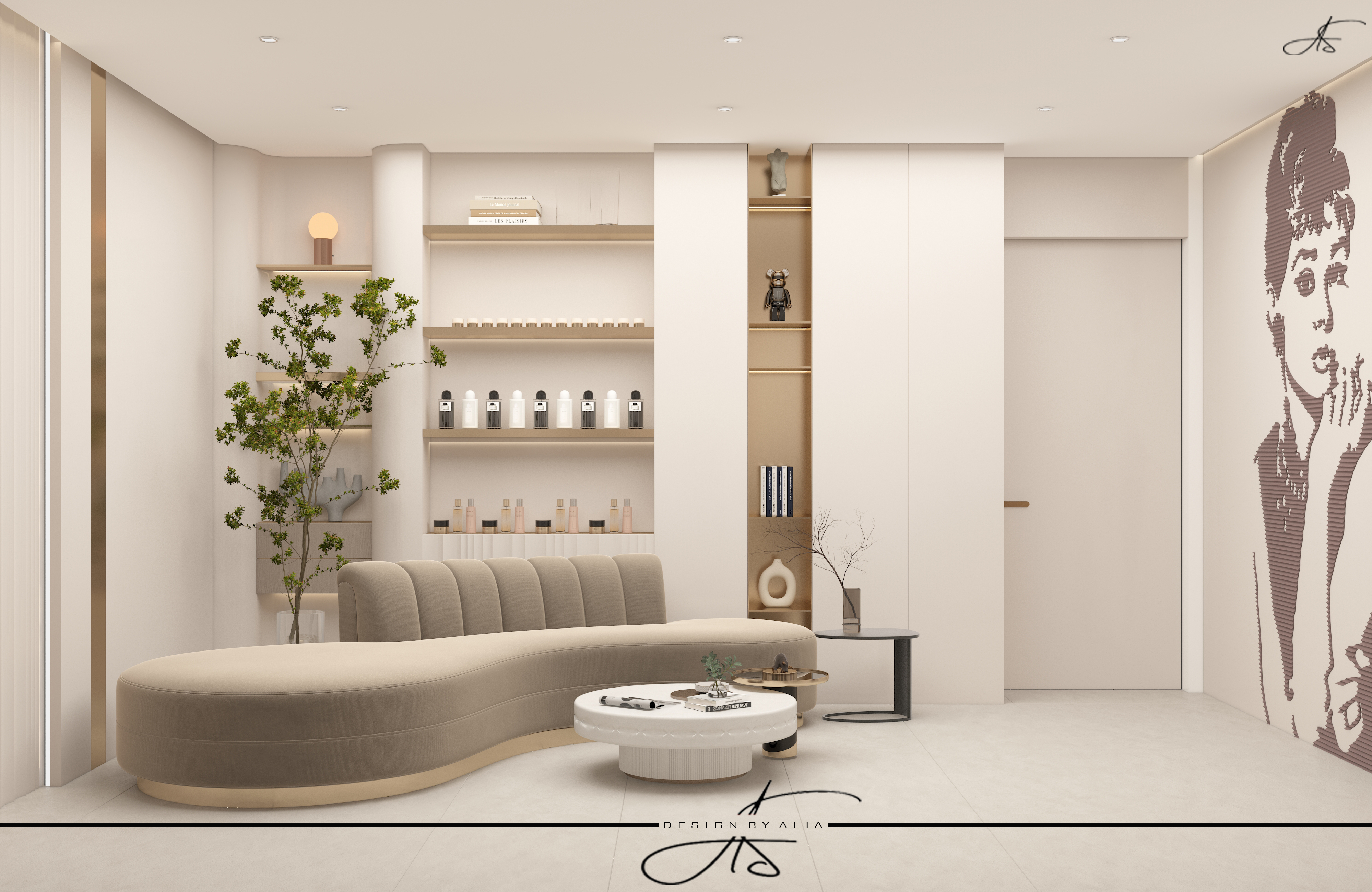 Beauty Center Design Hair station-4