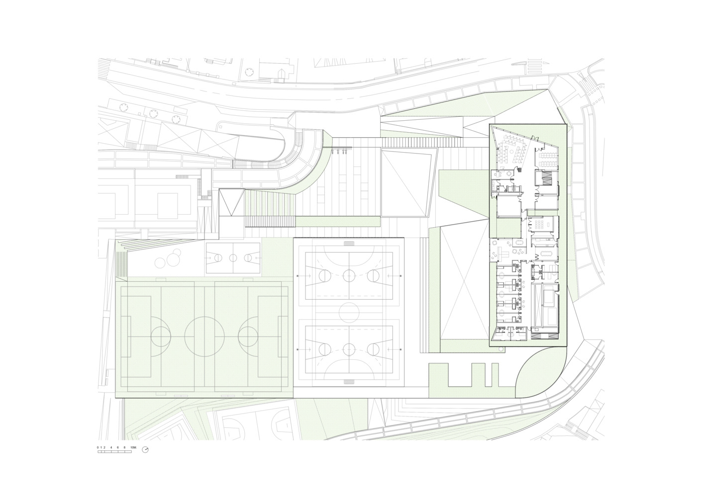 西班牙圣塞巴斯蒂安 Aldapeta María Ikastetxea 学校 | 现代教育建筑的典范-82