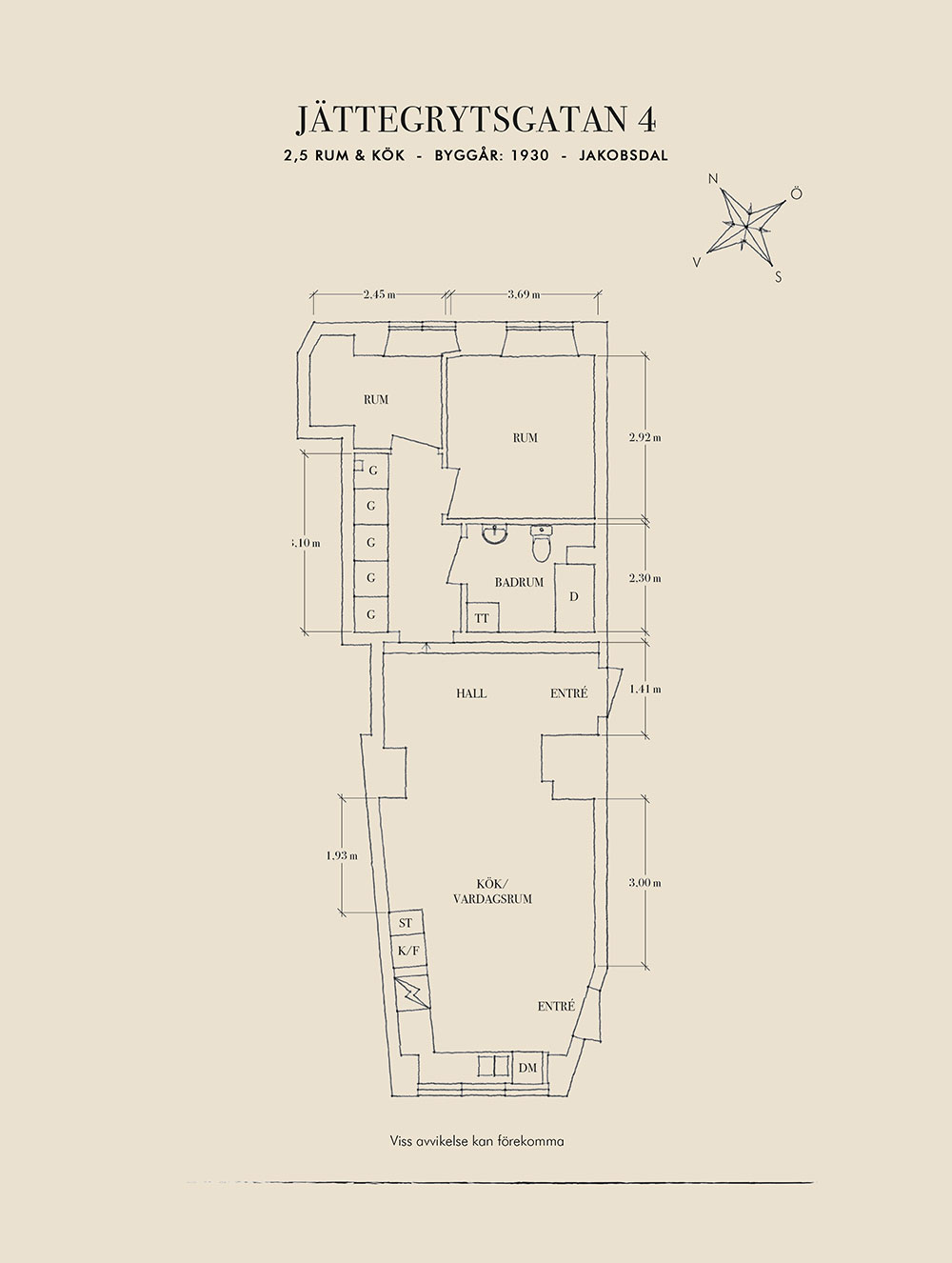 瑞典 50 平米时尚公寓设计-33