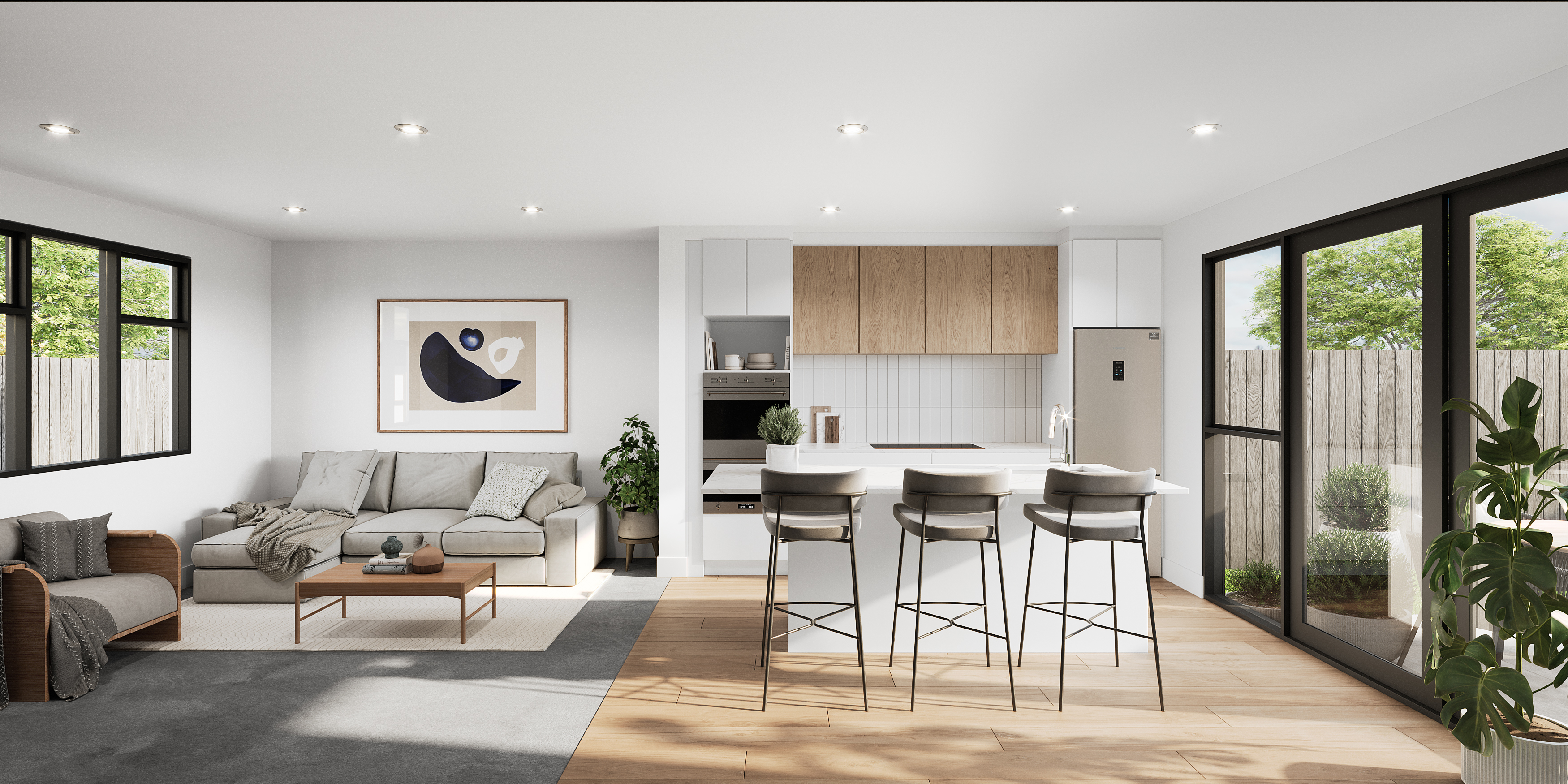 室内多空间设计丨Jhonatanjamz3d-3