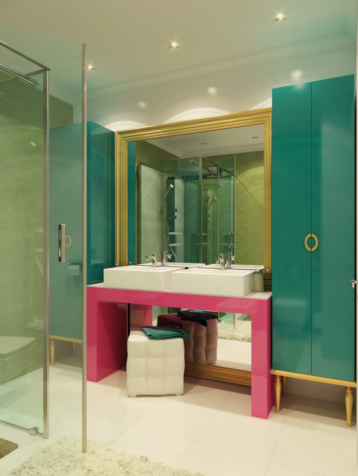23 Popular Bathroom Color Schemes-15