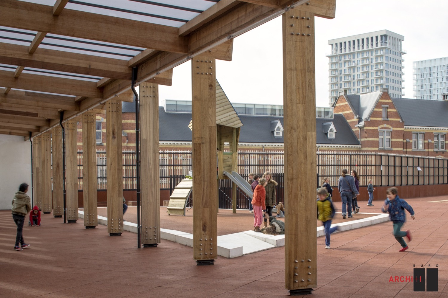 比利时 Antwerp 校园设计,绿色与教育的完美融合-52