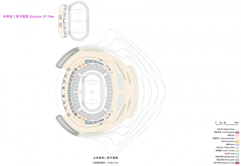 大湾区体育中心丨中国广州丨扎哈·哈迪德建筑事务所,广东省建筑设计研究院-89