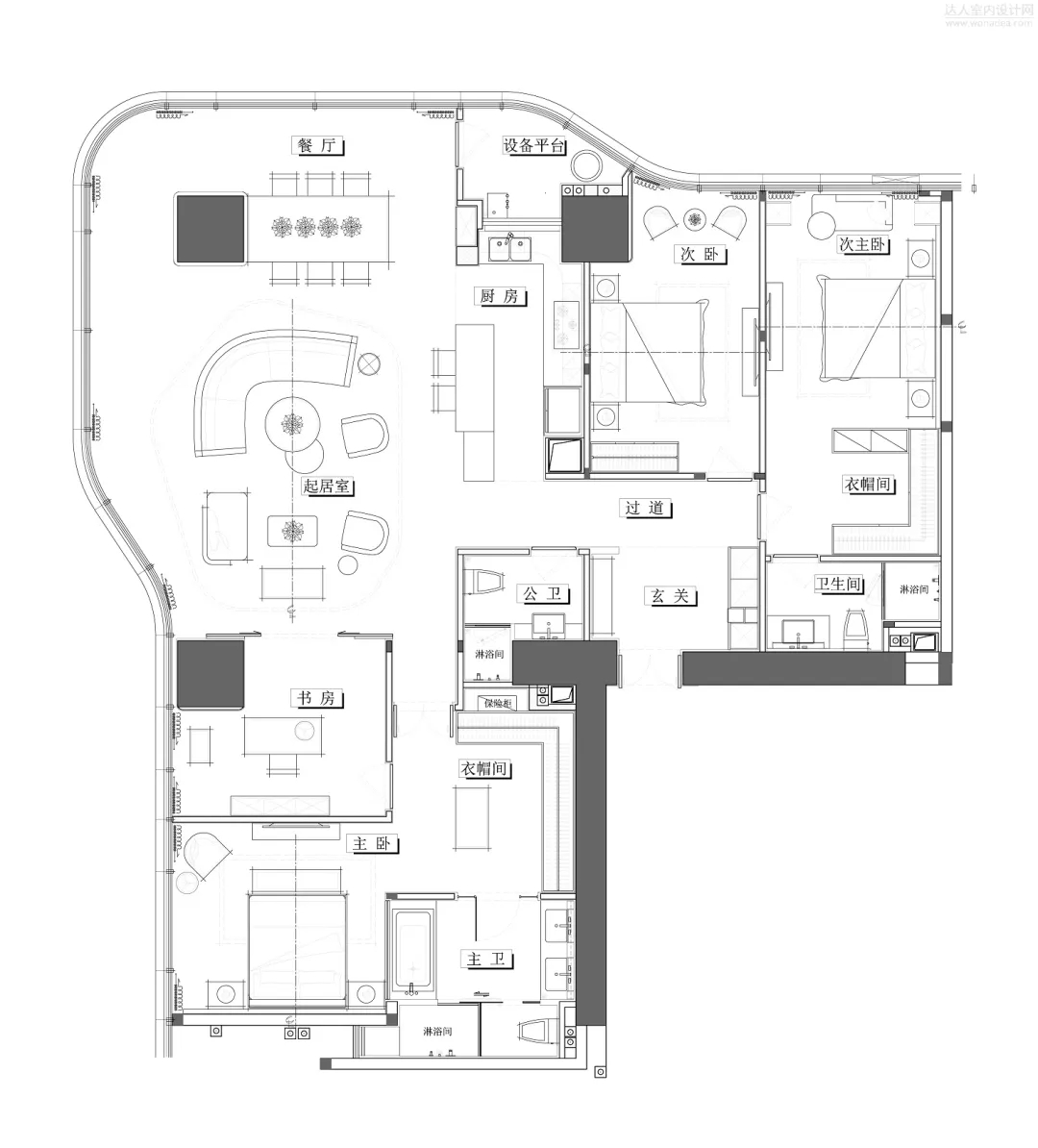 成都新希望D10天府B户型-26