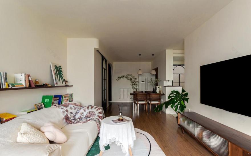 50 平米简约复古婚房设计-49