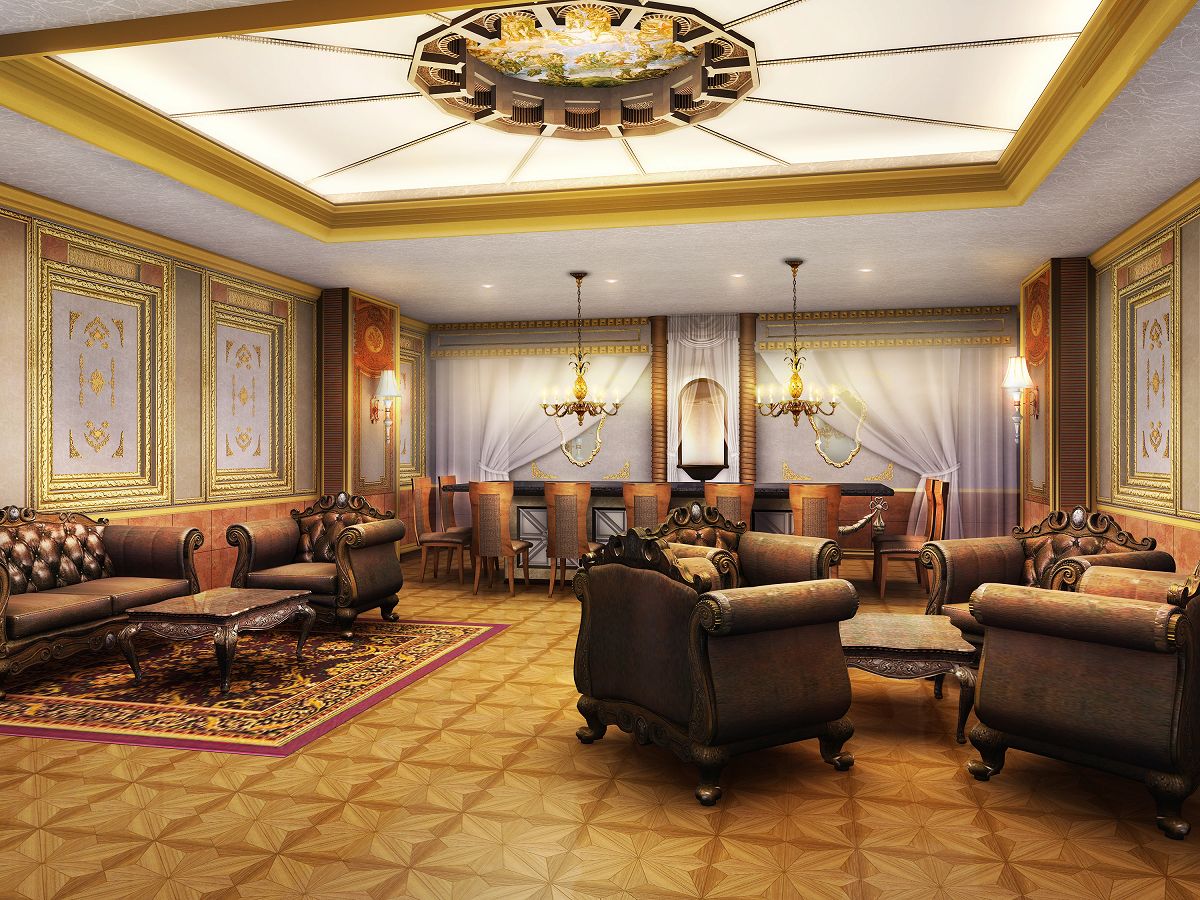 酒店高级餐厅建筑与CG透视制作丨エークリエイト-14