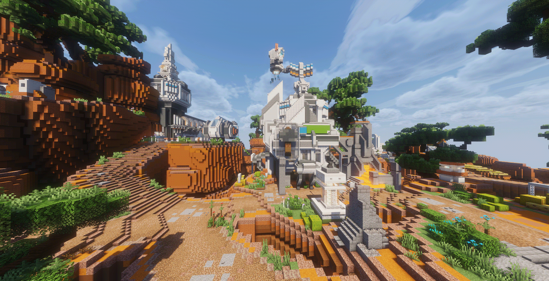 Sci fi civilization on mars-4