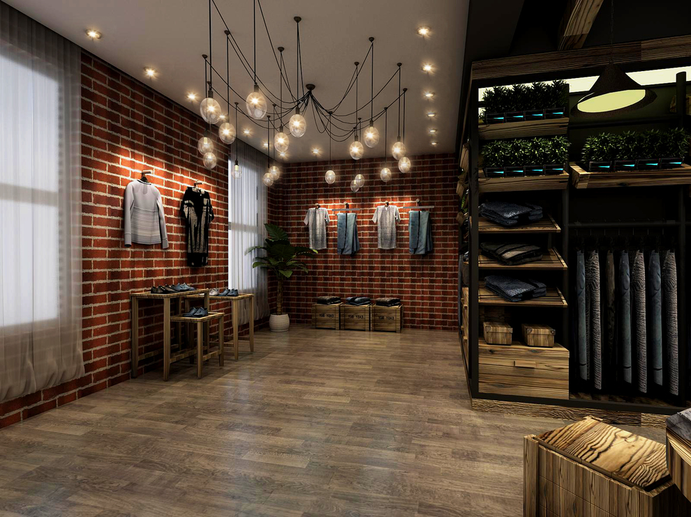 纯朴简约,牛仔服专卖店 单旭作品-5