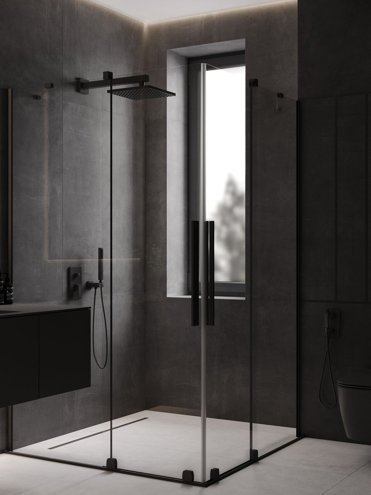 深色系公寓设计 既稳重又有设计感-21