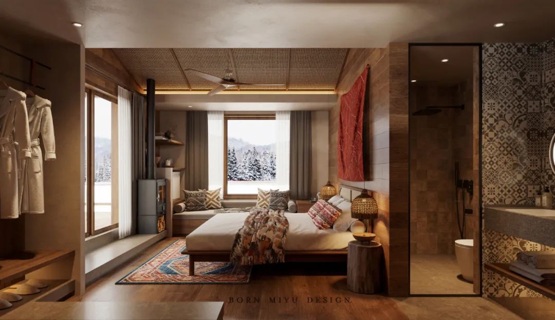 博仁设计 | 新疆民宿 融于自然的野奢木屋-65