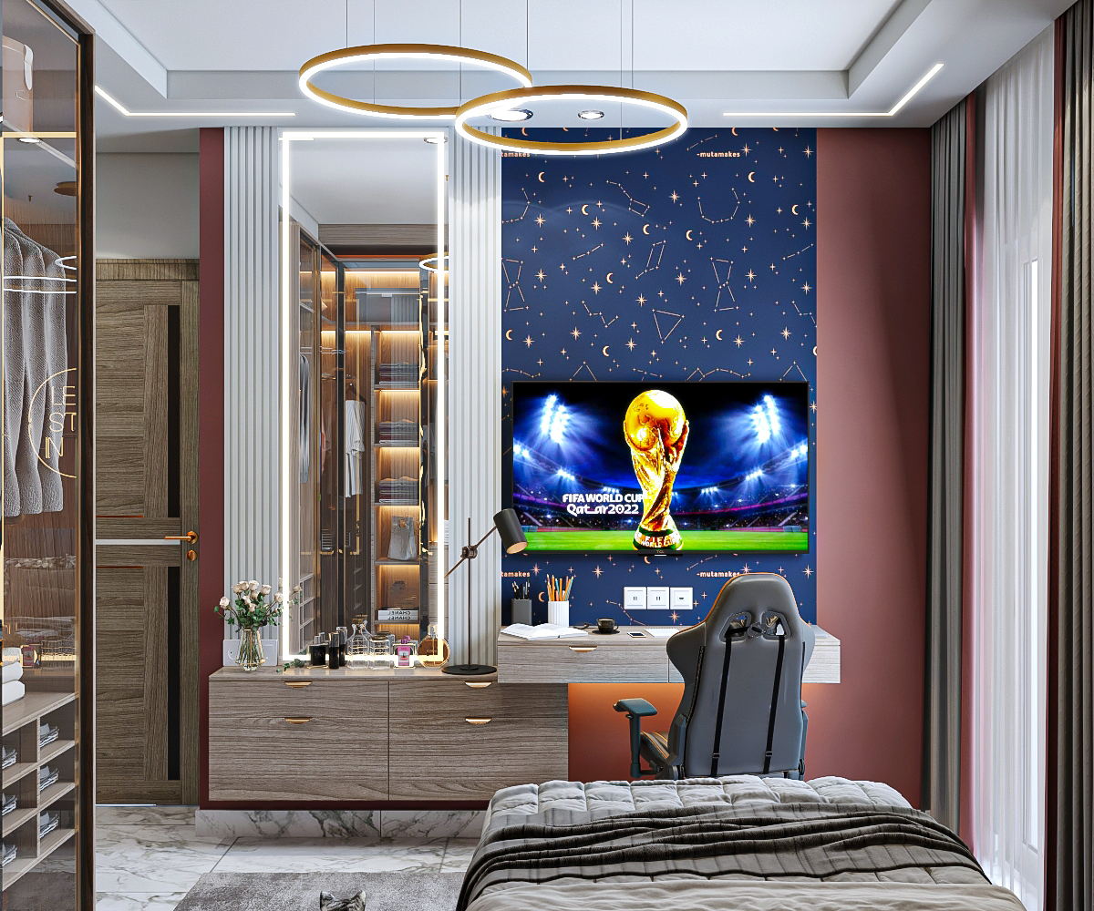 男孩房间现代风格丨ASMAA SAMIR-5