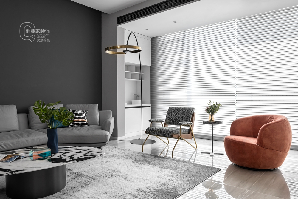 花溪半岛现代艺术风格装修案例丨中国重庆丨重庆俏业家装饰-31