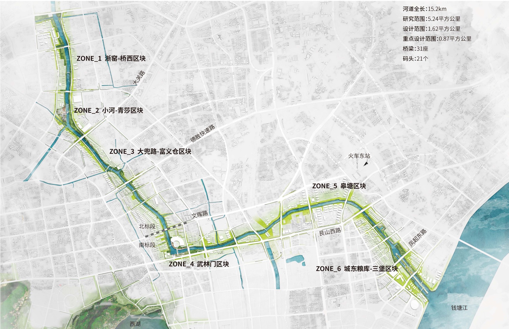 杭州大运河南段水岸提升丨中国杭州丨刘宇扬建筑事务所-22
