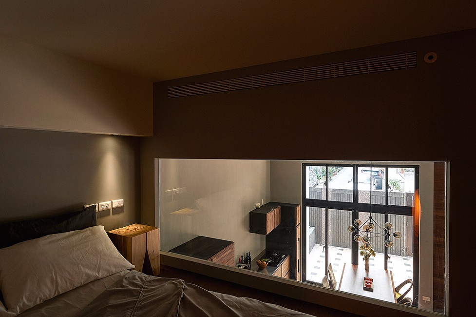 金属木质 loft，现代复式住宅空间设计-4