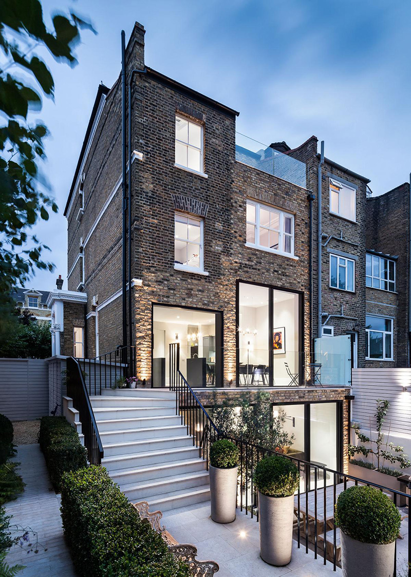 英国伦敦优雅现代设计住宅-17