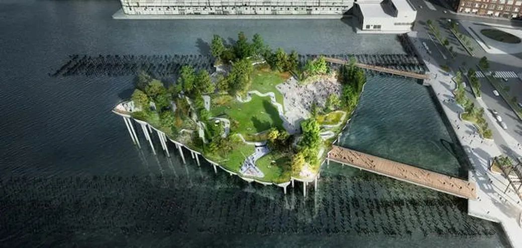 纽约水上公园“Little Island”丨美国纽约丨Heatherwick Studio-14