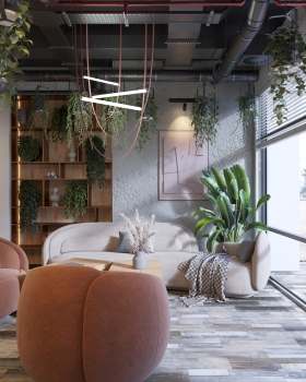 INDEX Dubai - industrial + rustic style