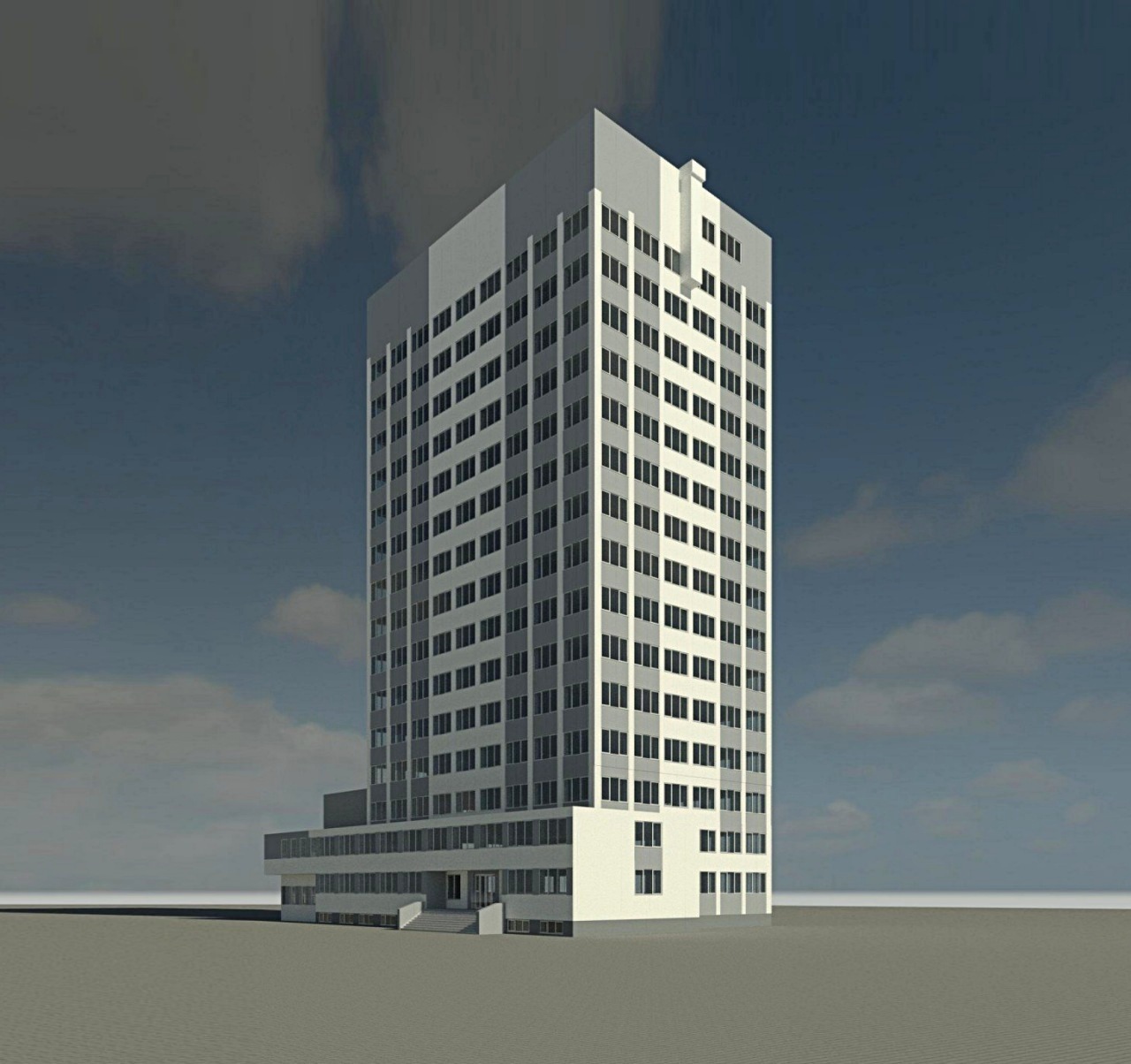 Rzeszów某15层行政大楼综合热现代化项目-0