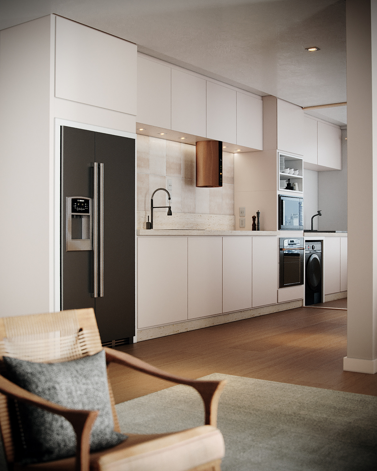 计算机生成图像·城市里的公寓-5