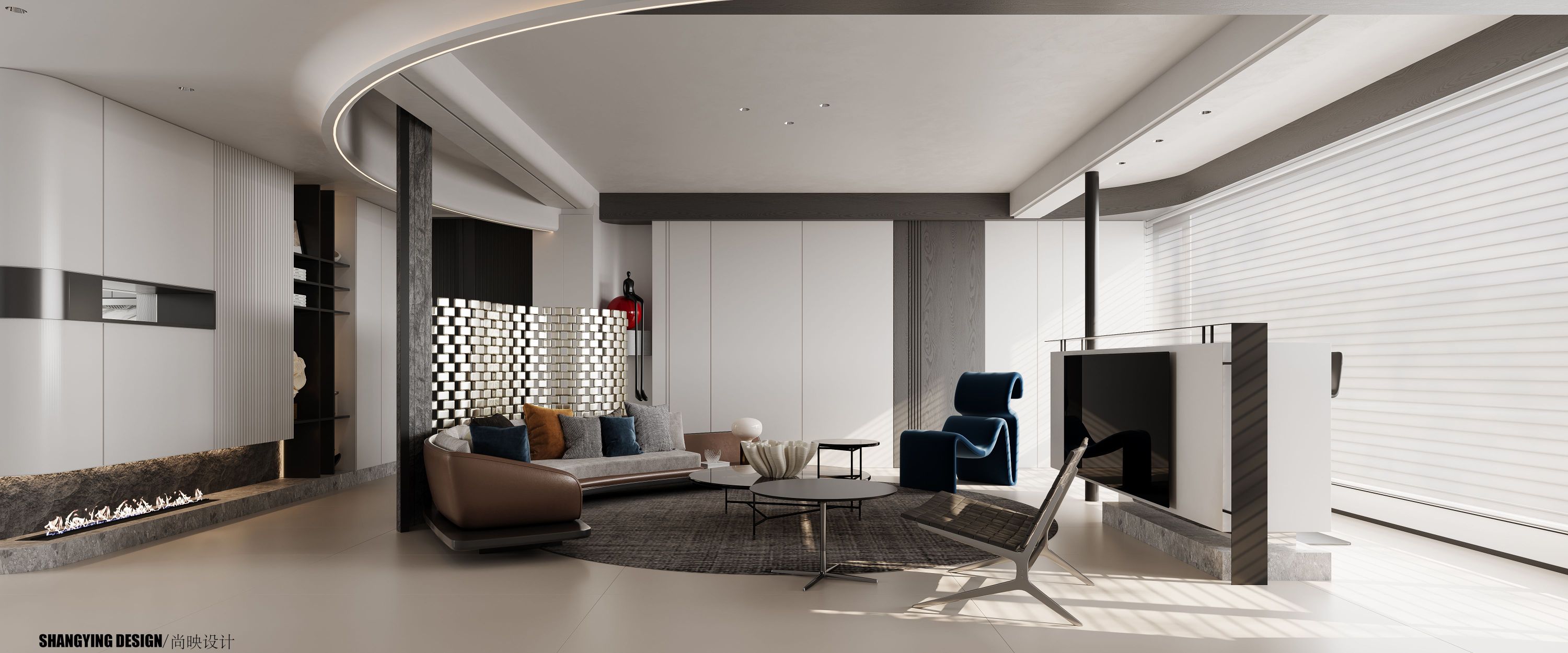 效果图|现代家装空间-7