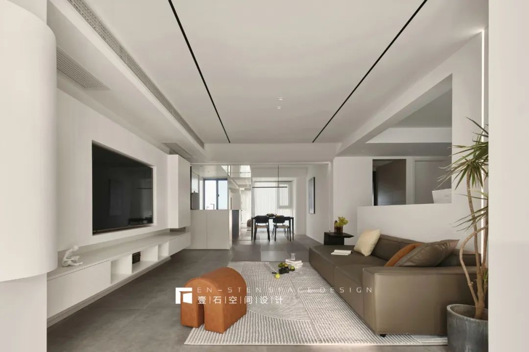 留白 · 南京壹石设计极简主义家居空间丨中国南京-14