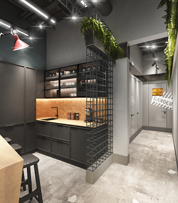 办公室设计项目丨RedLine 设计工作室-9