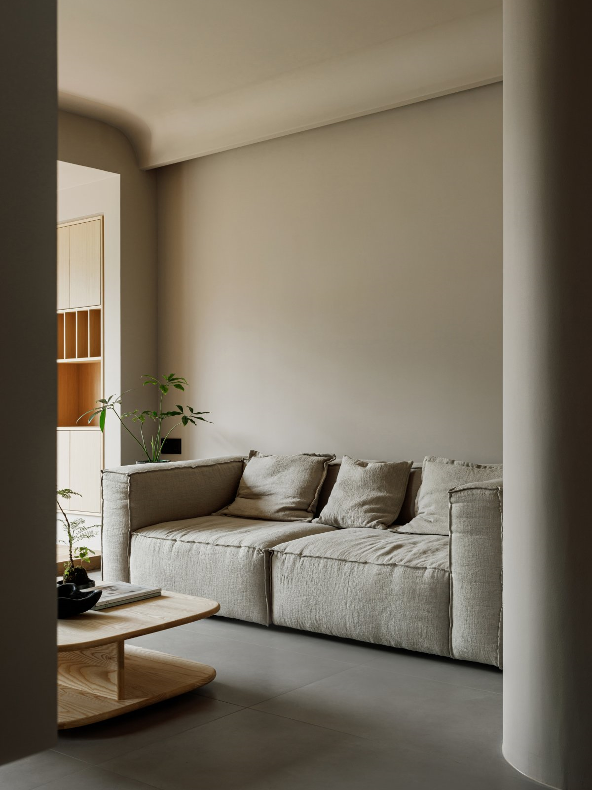 感受146㎡都市原木风平层-4