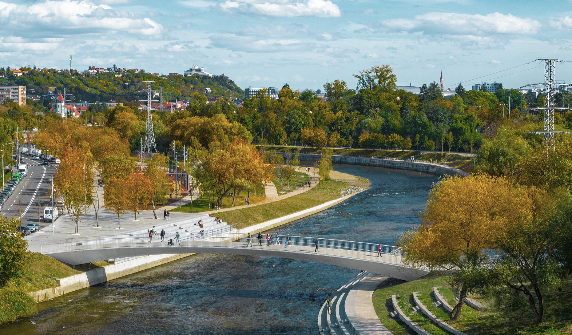 Somes河上的新绿色基础设施丨Práctica Arquitectura等多专业团队-2