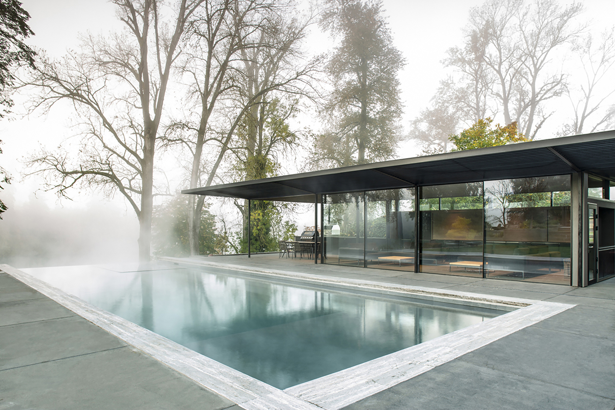 威拉米特泳池房丨美国俄勒冈丨Fieldwork Design and Architecture-23