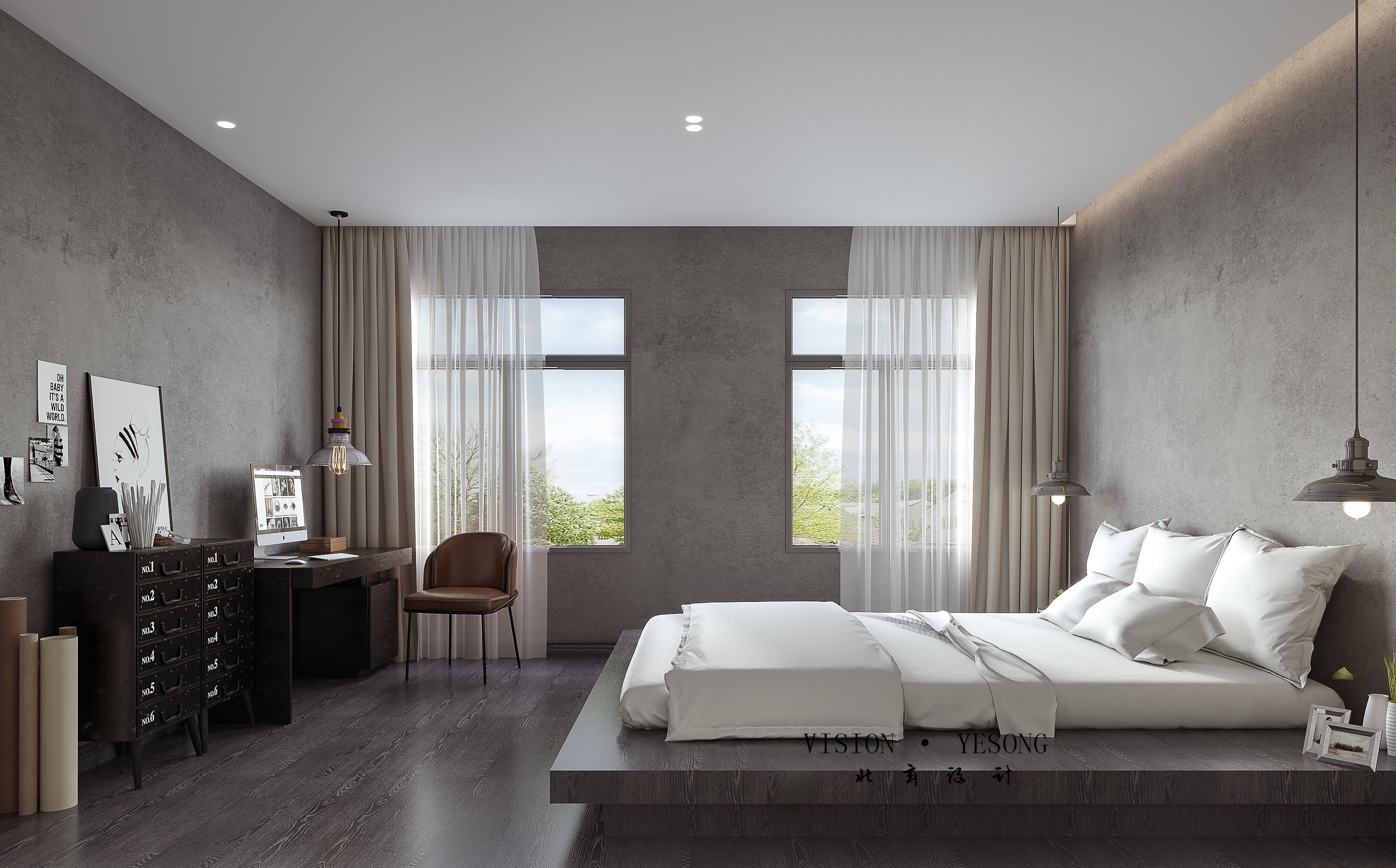 合肥别墅设计丨中国合肥丨北玄设计表现-32