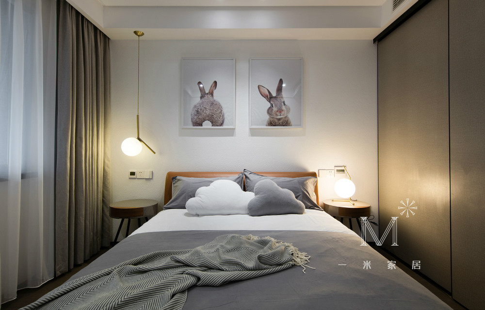 一米家居 | ◣橙意◥ 凤凰湖壹号200㎡现代港式-36