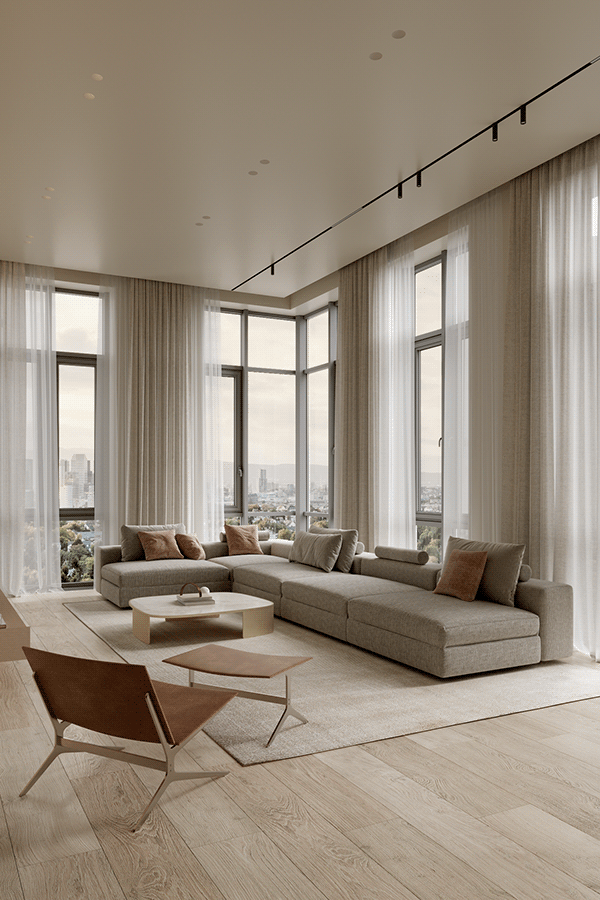 奶油色调的宁静家园丨Zeworkroom Studio-60