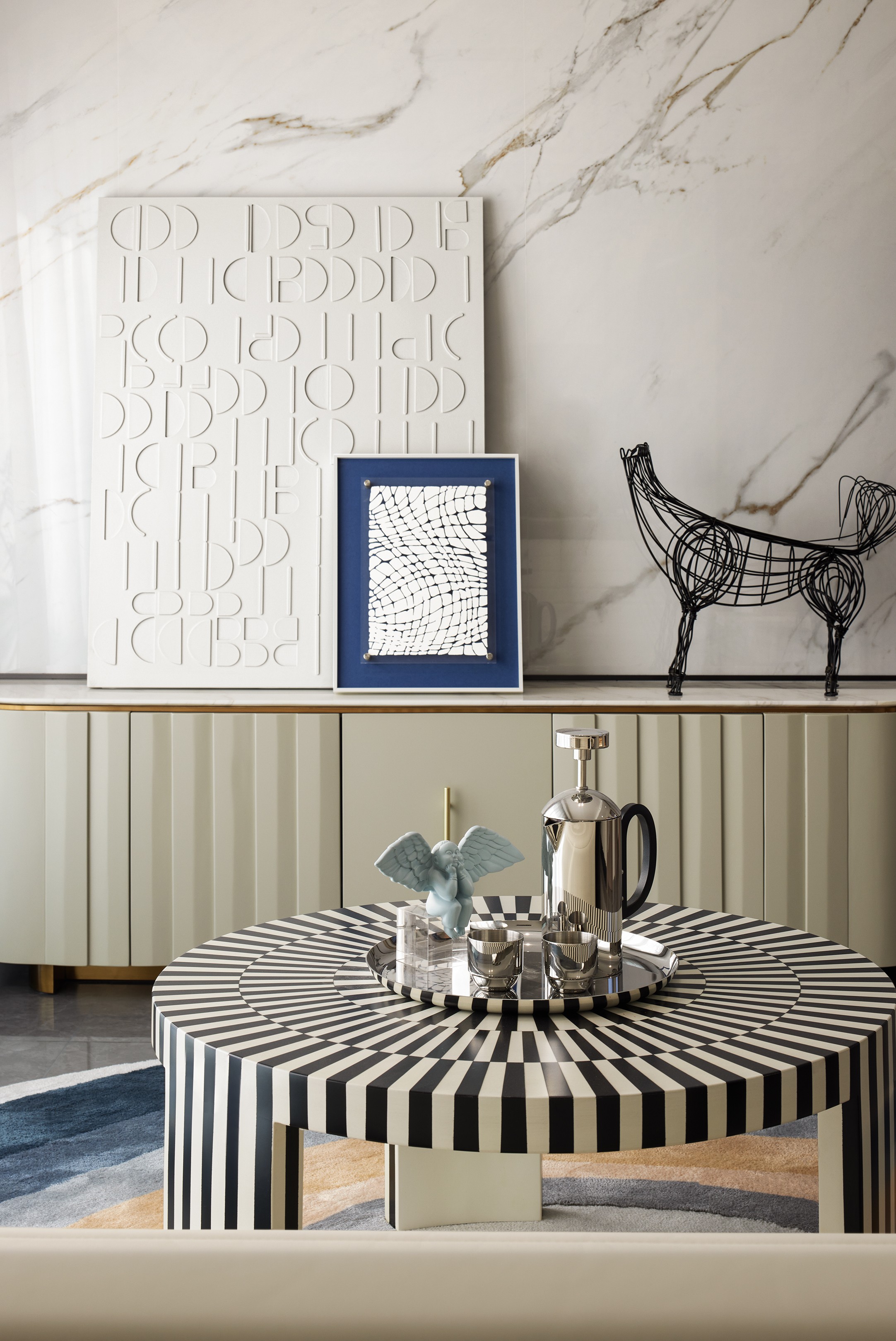 深物业·澜湖时代·莫兰迪蓝样板间丨中国深圳丨深圳市伊派室内设计有限公司-7