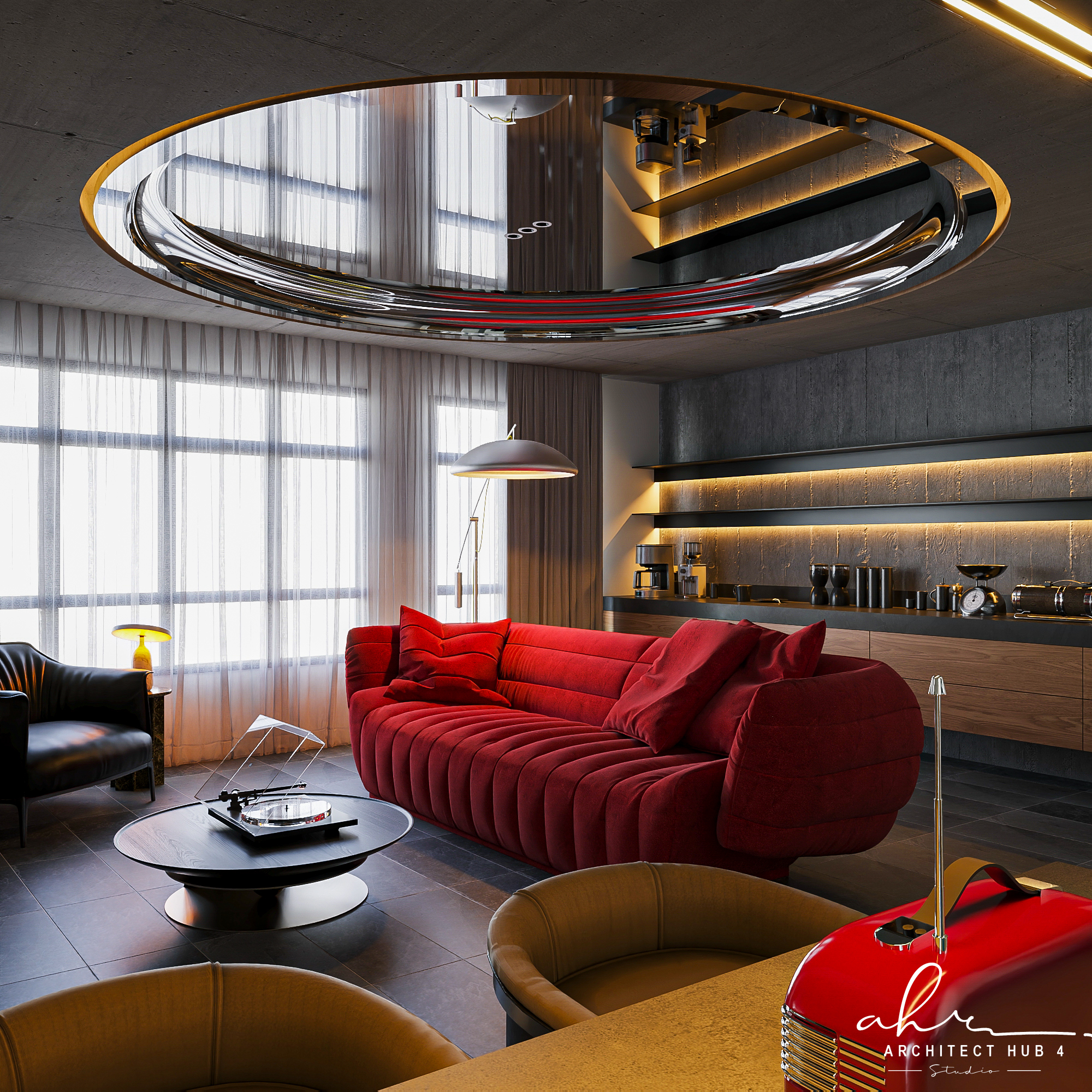 平层丨新加坡丨AH4 Studio-5