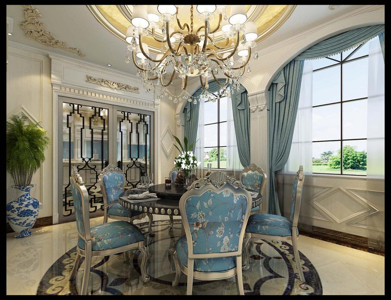 九鼎装饰|法式高定精神打造现代顶奢大宅-7