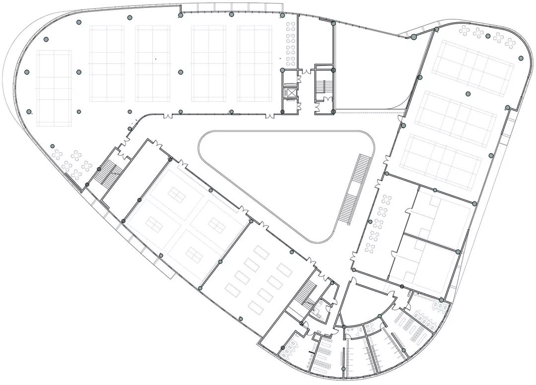 波浪造型下的如东体育中心,活力无限-73