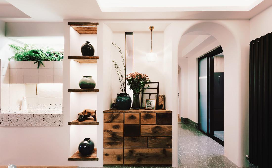 复古时光下的温馨平层设计-3