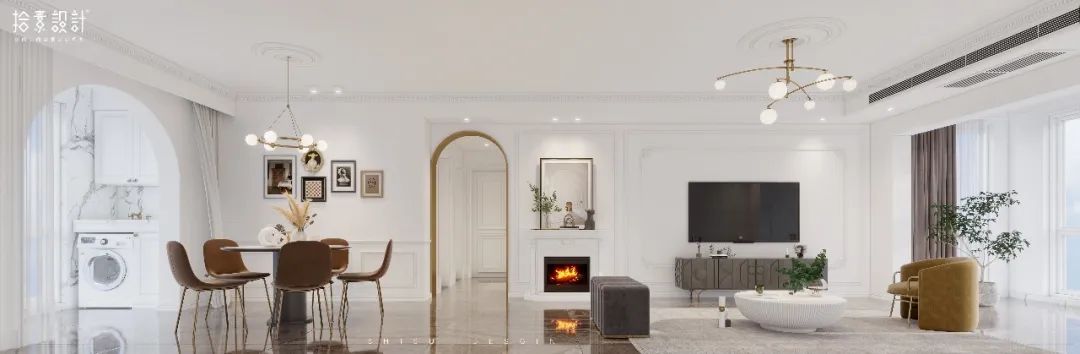 卡皮西纳花园 · 法式轻奢的多彩生活空间丨拾素設計-99