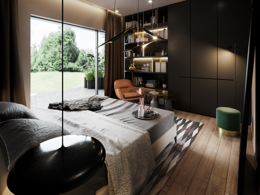 Cinema 4D与Corona Renderer室内场景设计-16