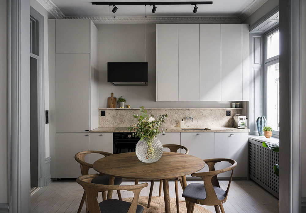 瑞典灰色与米色公寓，尽显北欧设计之美-4