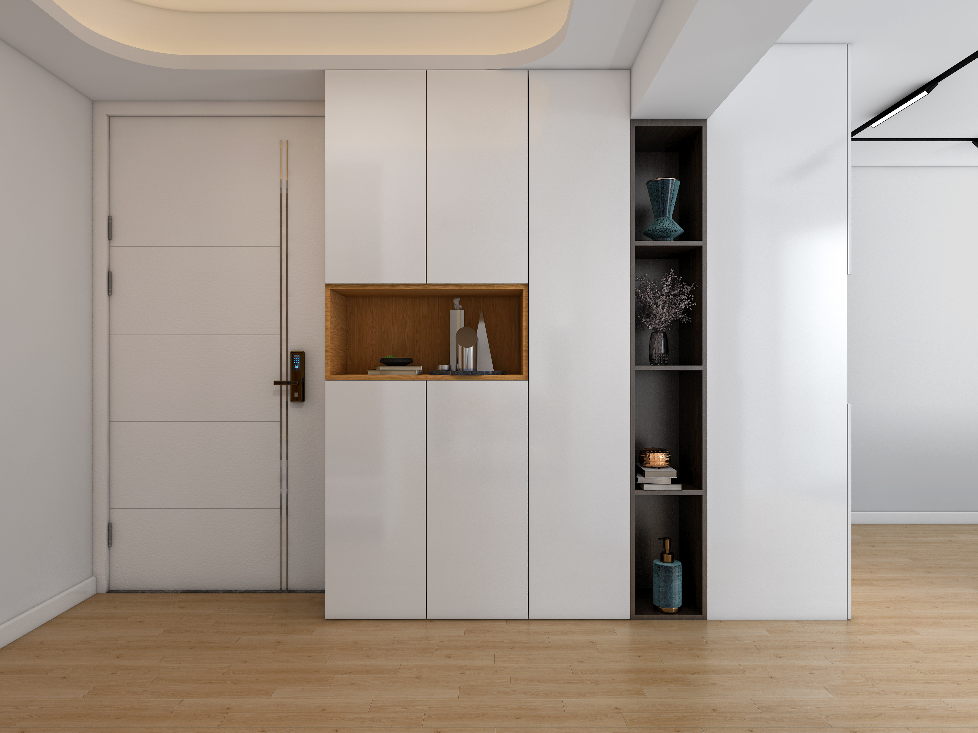 深圳口山设计：福田·长泰花园原木风，简约时尚又温馨-11