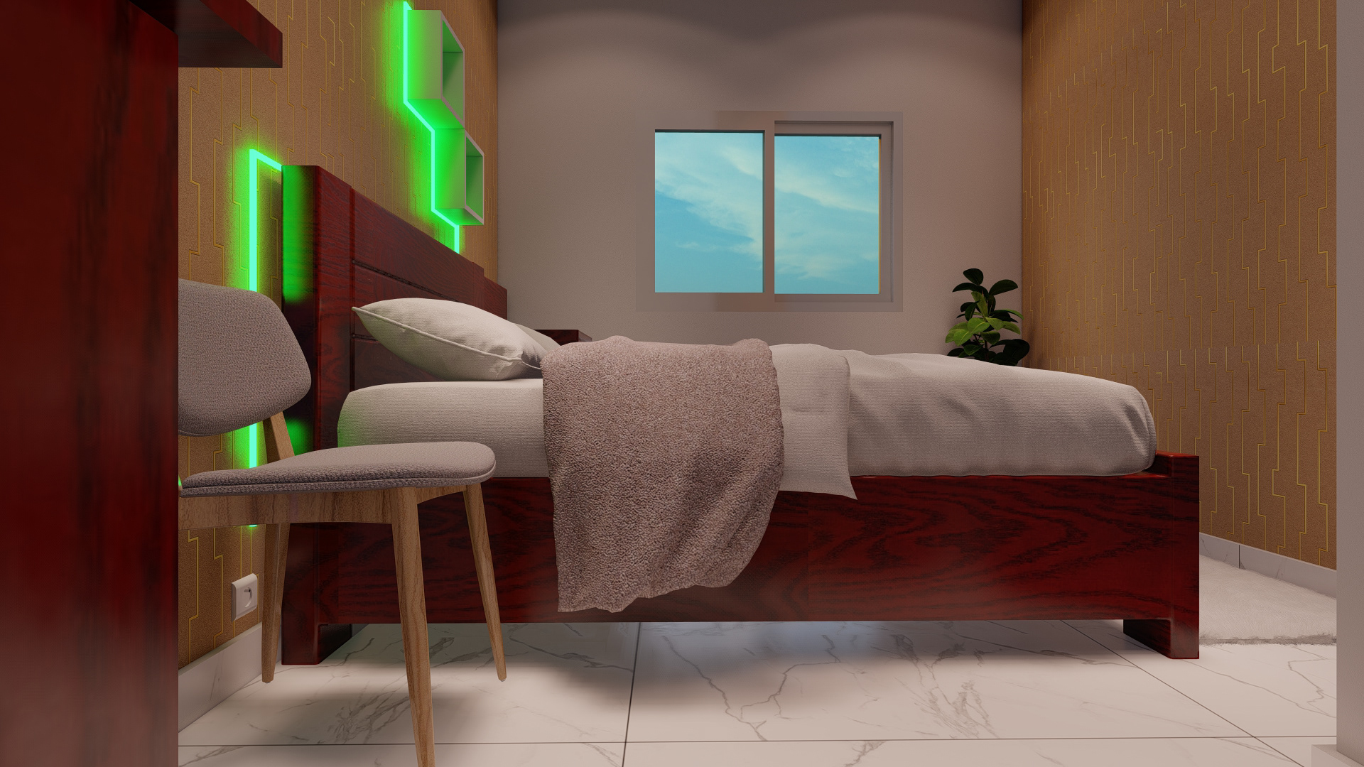 青少年卧室设计-14