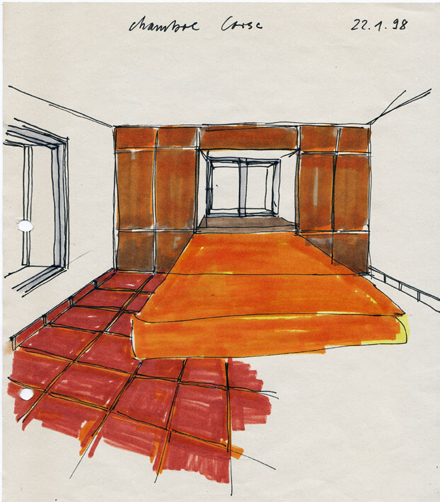 瑞士岩石景观中的移动墙体住宅-25