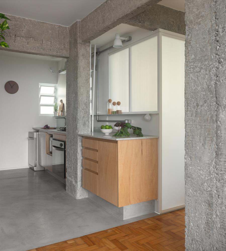 巴西 Pinheiros 公寓改造-4