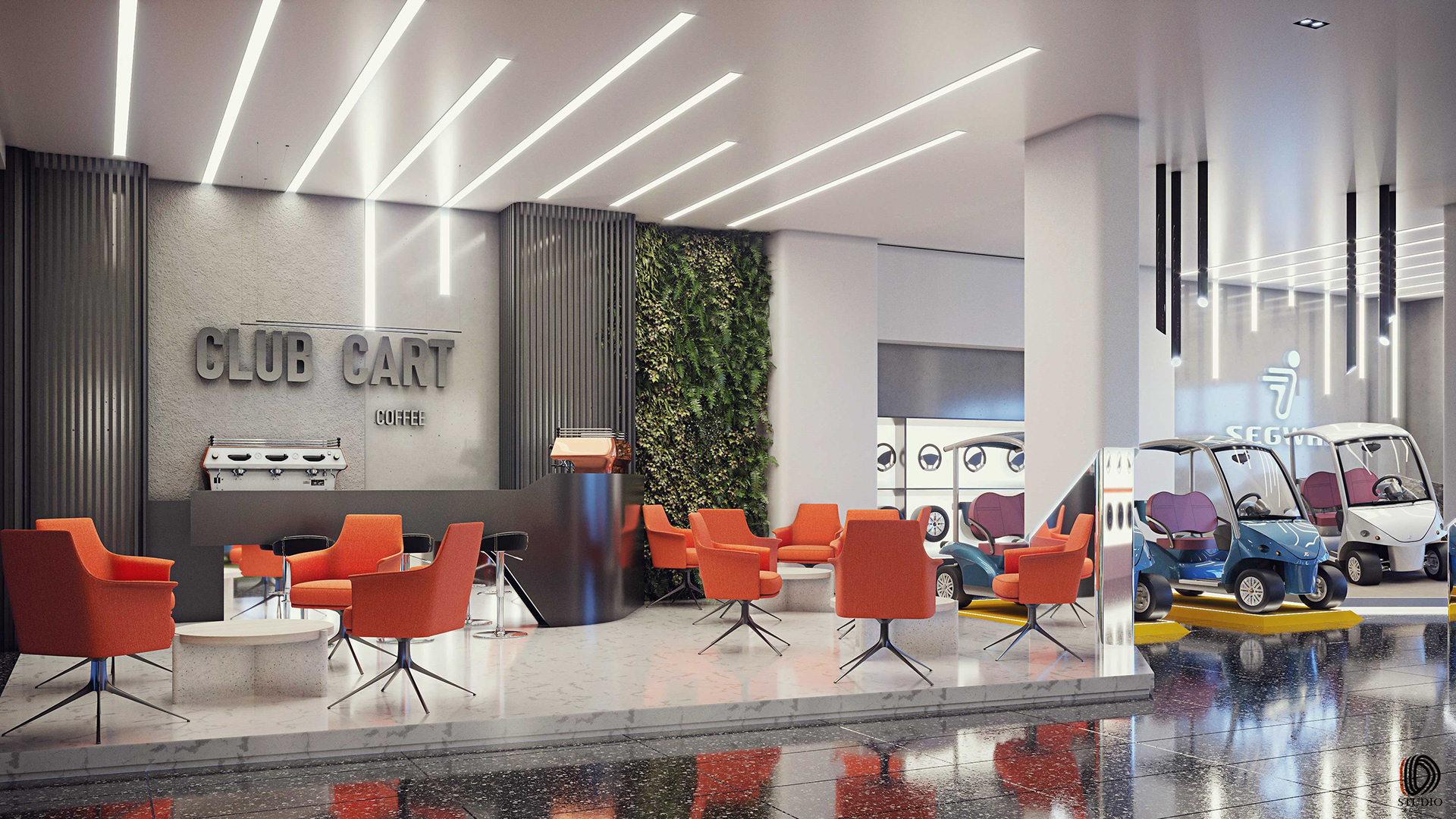 展厅设计丨阿联酋迪拜丨Luxury Carts Group-7