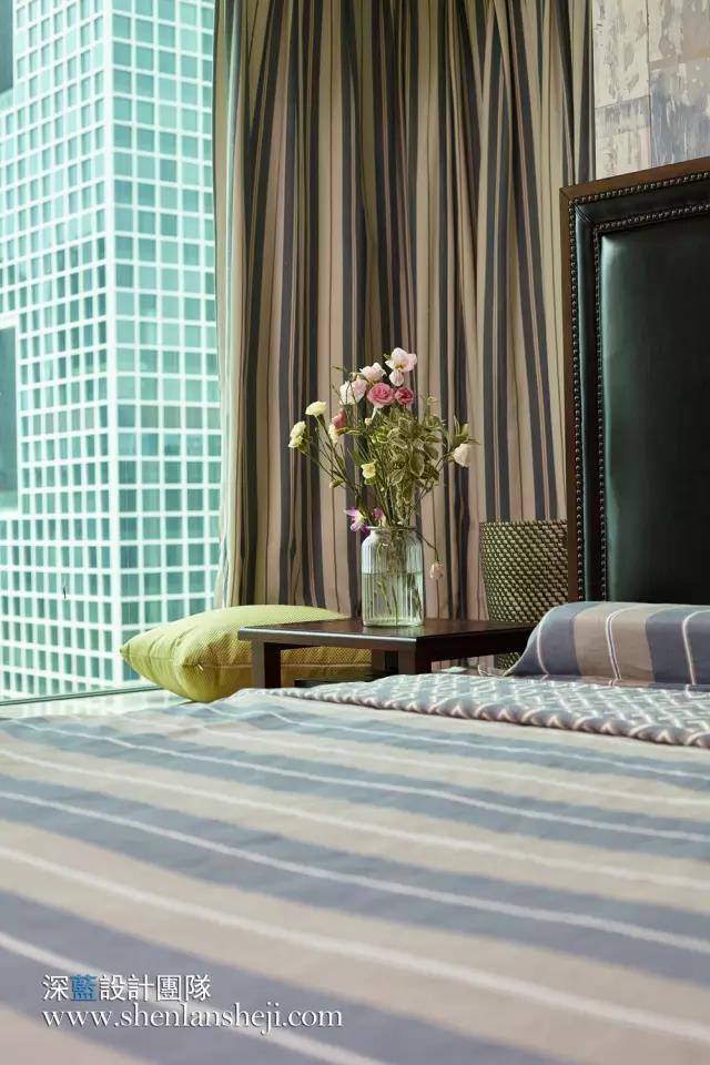 夏日抹茶——120㎡简约美式小清新-61