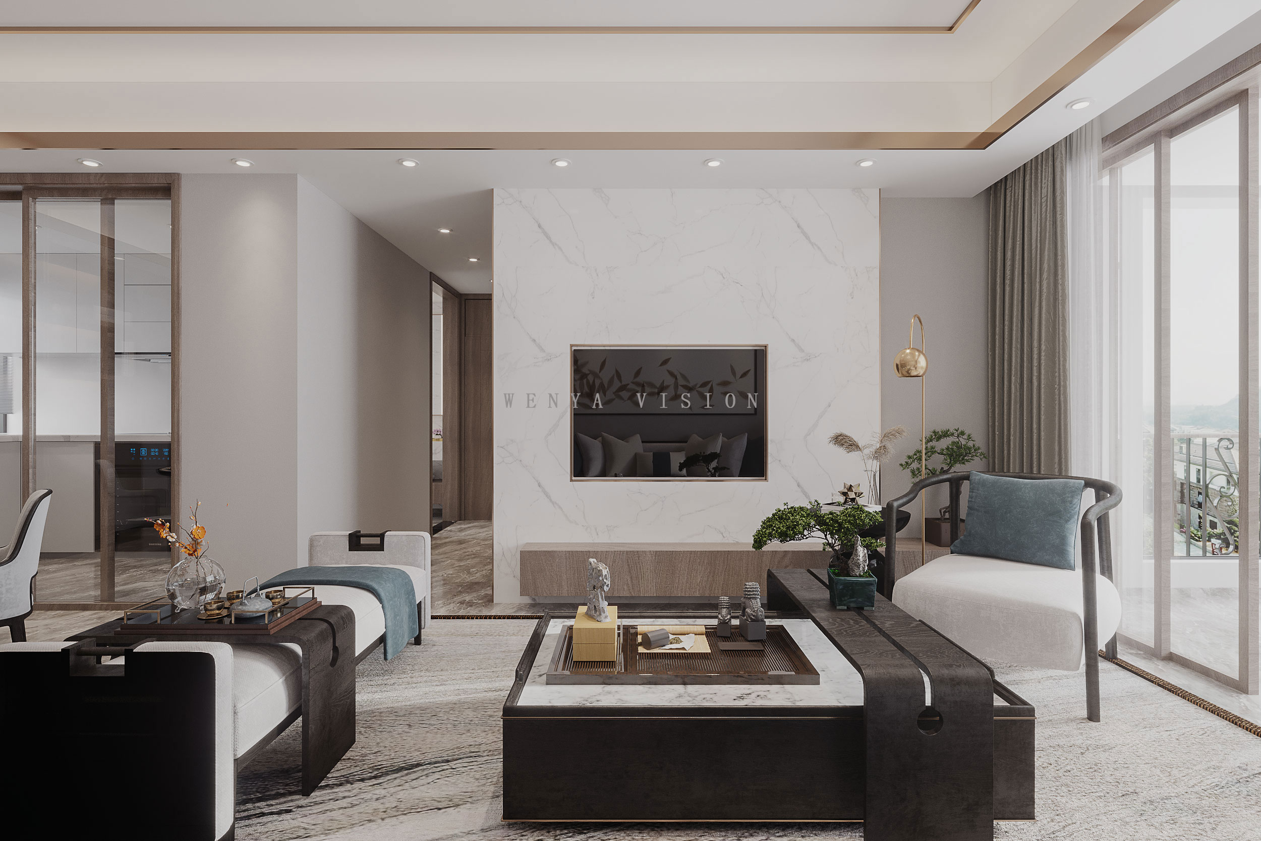 新中式风格演绎商业空间之美-8