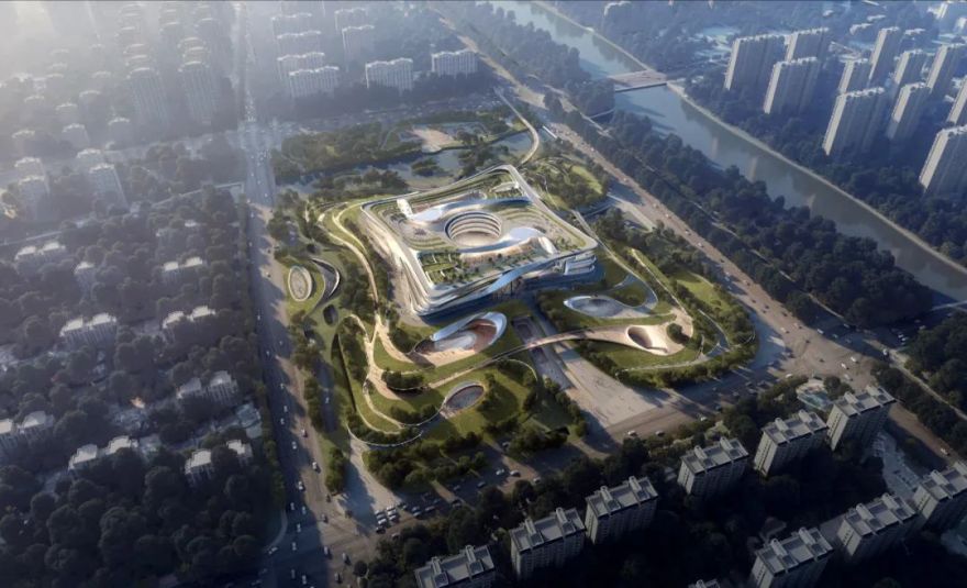 杭州萧山“星系”文化公园丨中国杭州丨中联·方晔·左右建筑-9