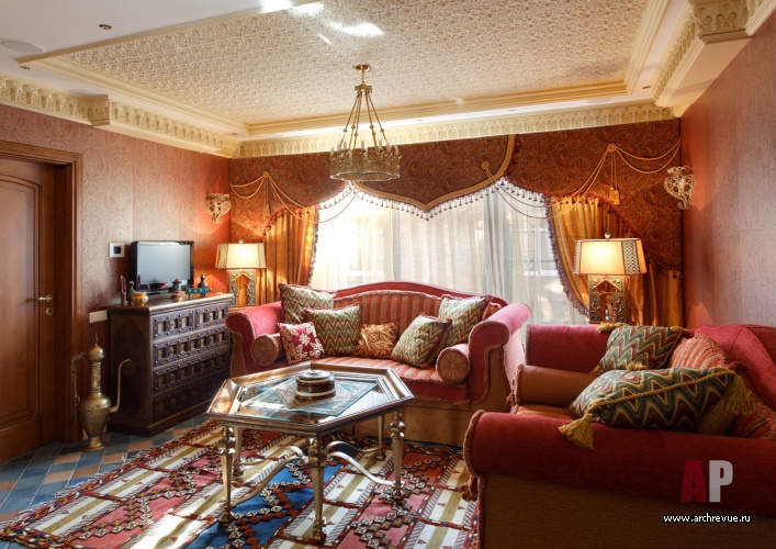 豪华古典风格带泳池别墅室内设计丨Михайлова Светлана（米哈伊洛娃·斯韦特兰娜）-39